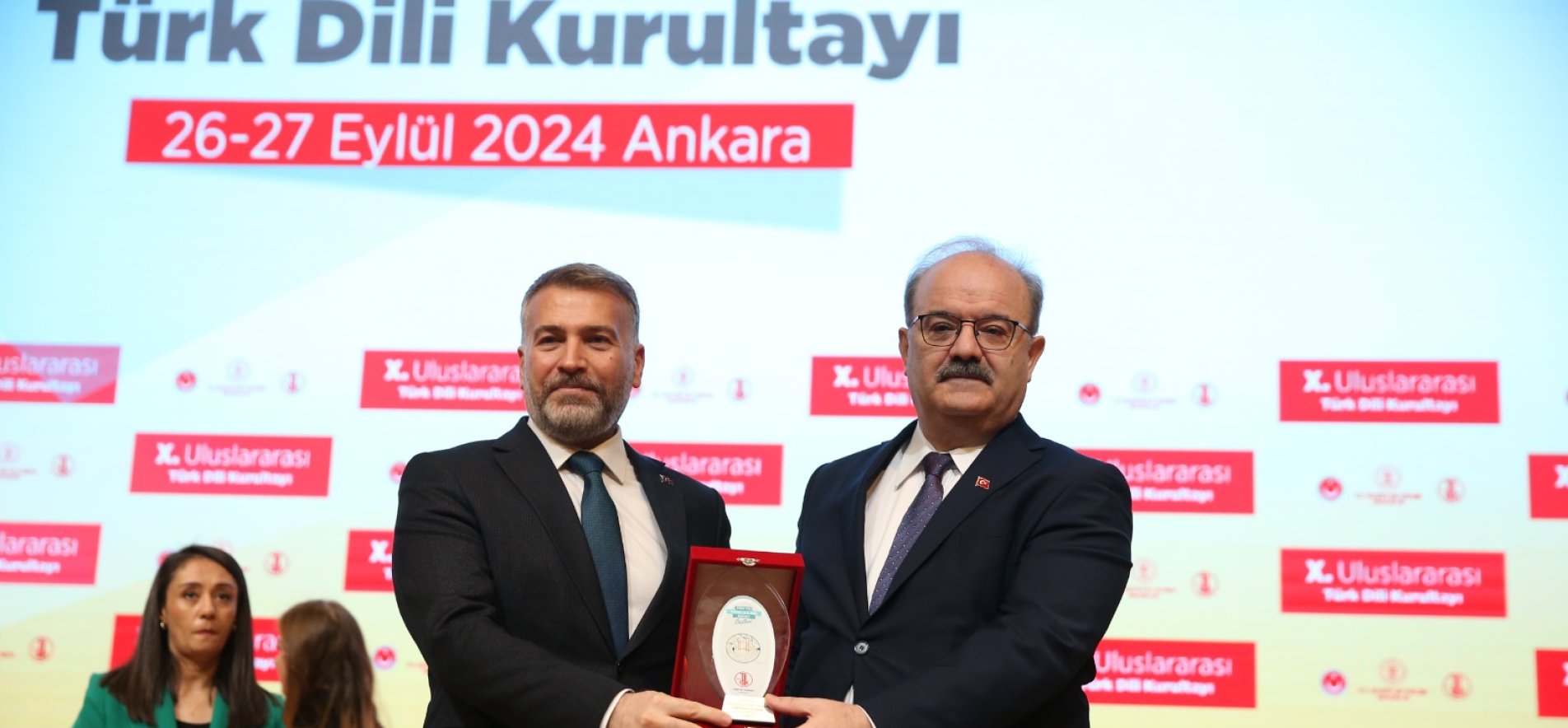 MINISTRY OF NATIONAL EDUCATION RECEIVES AWARD FOR SERVICE TO THE TURKISH LANGUAGE