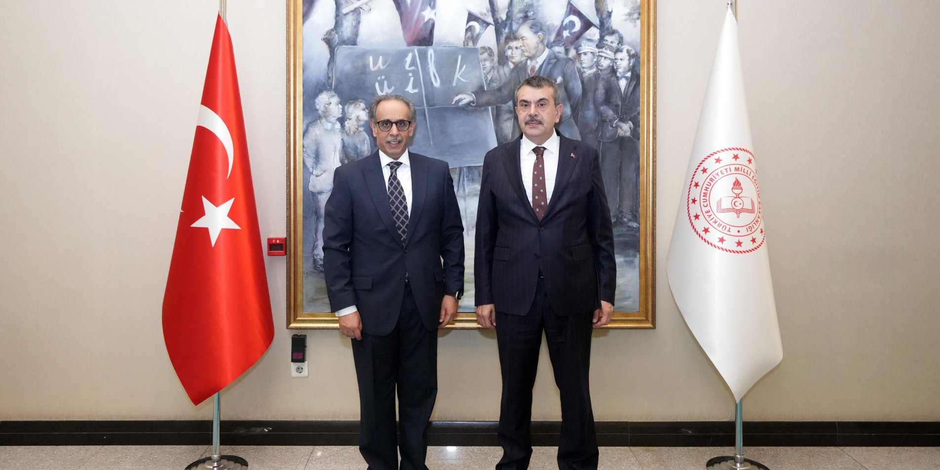 BAKAN TEKİN, KUVEYT BÜYÜKELÇİSİ ALADWANİ'Yİ KABUL ETTİ